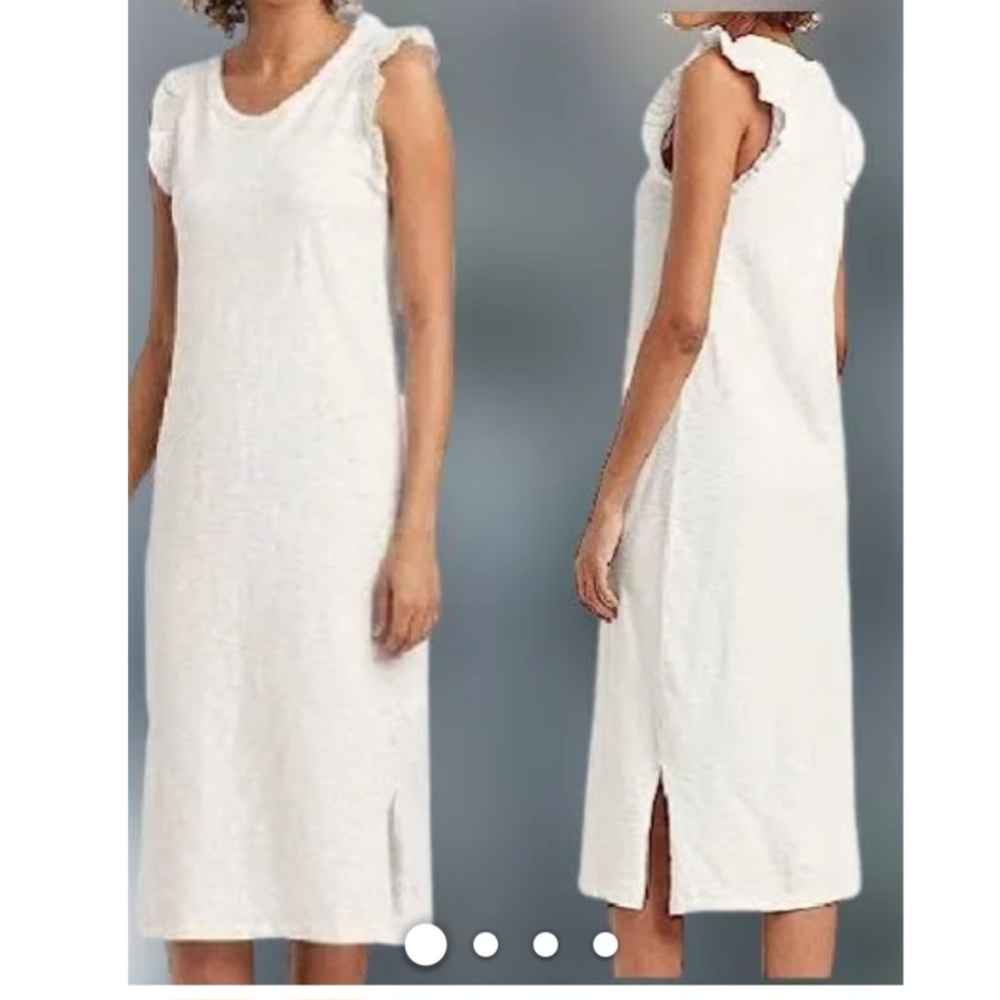 BOGO Universal Threads White Ruffle Sleeveless Dress Size XXL